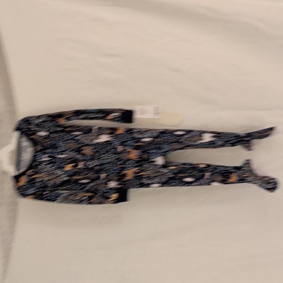 Carter's Blue and Brown Patterned Onesie - Picture 1 of 3
